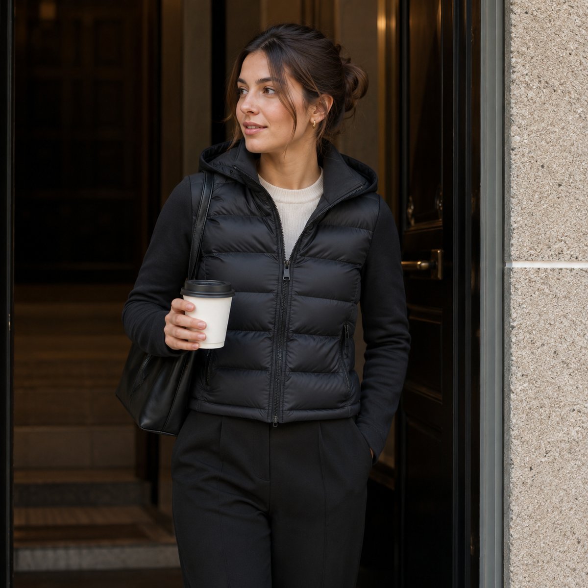 Women's Lightweight Hooded Jacket - lifestyle 1