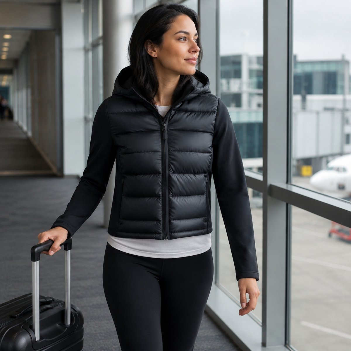 Women's Lightweight Hooded Jacket - lifestyle 2