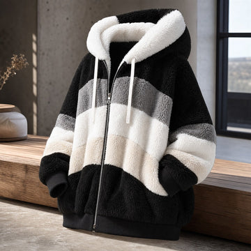 Women's Oversized Fleece Hooded Winter Jacket 1