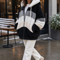 Women's Oversized Fleece Hooded Winter Jacket 8