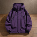 Men's Waterproof Softshell Hooded Bomber Jacket 3