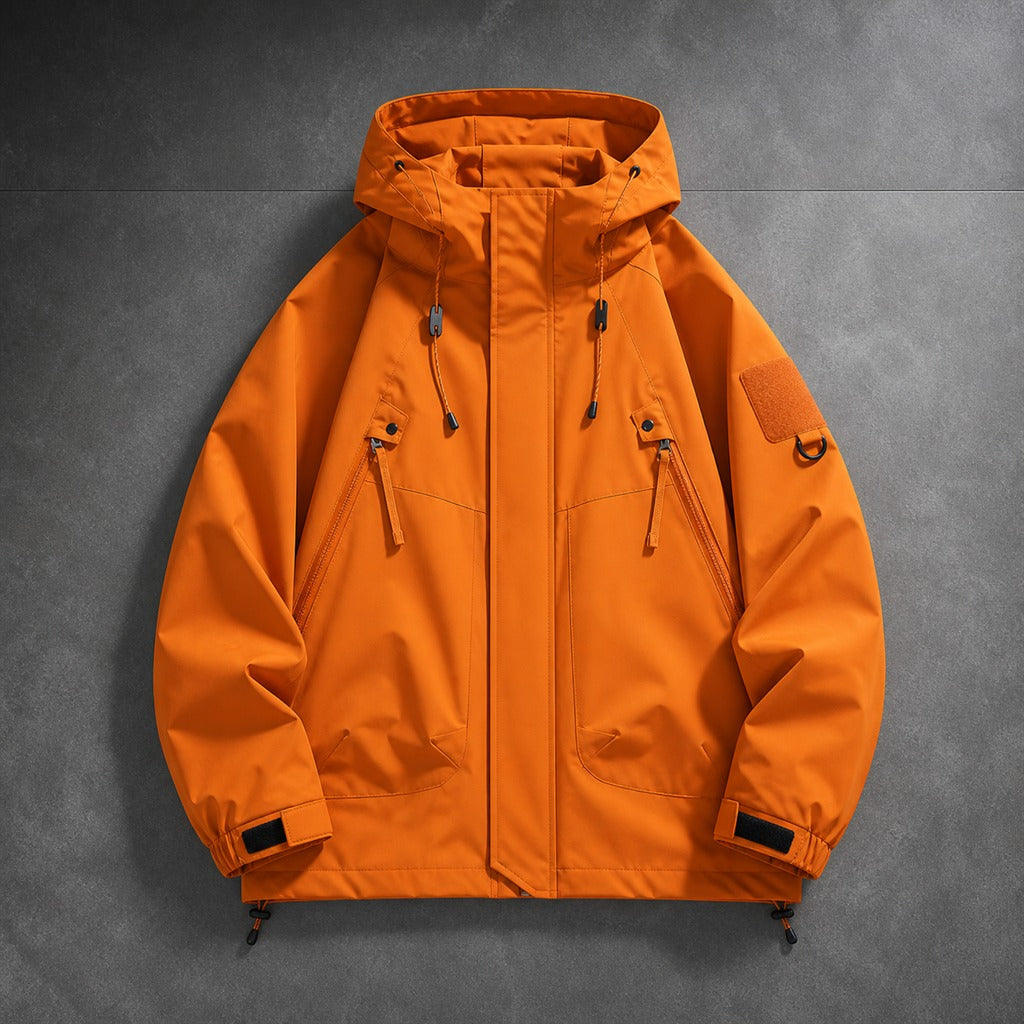 Men's Waterproof Softshell Hooded Bomber Jacket 4