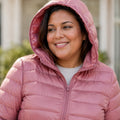 Women's Plus Size Puffer Jacket - lifestyle 7