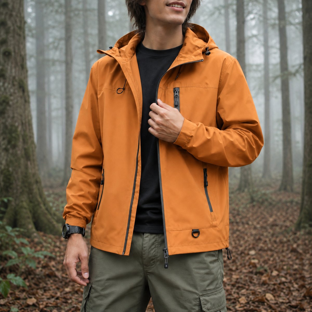Unisex Outdoor Jacket Orange
