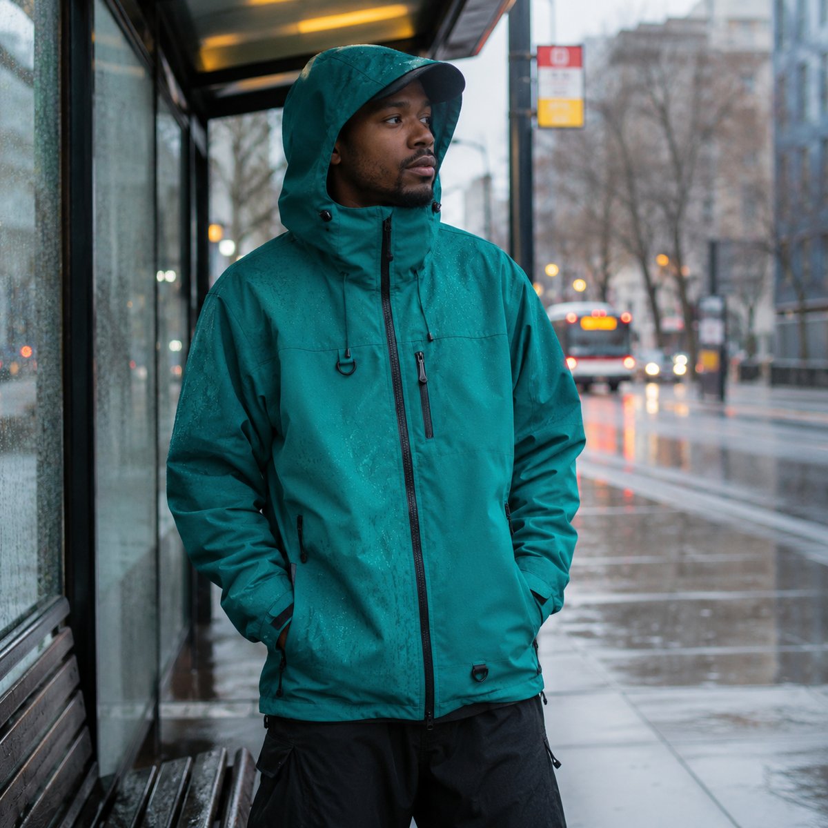Unisex Outdoor Jacket - lifestyle 4