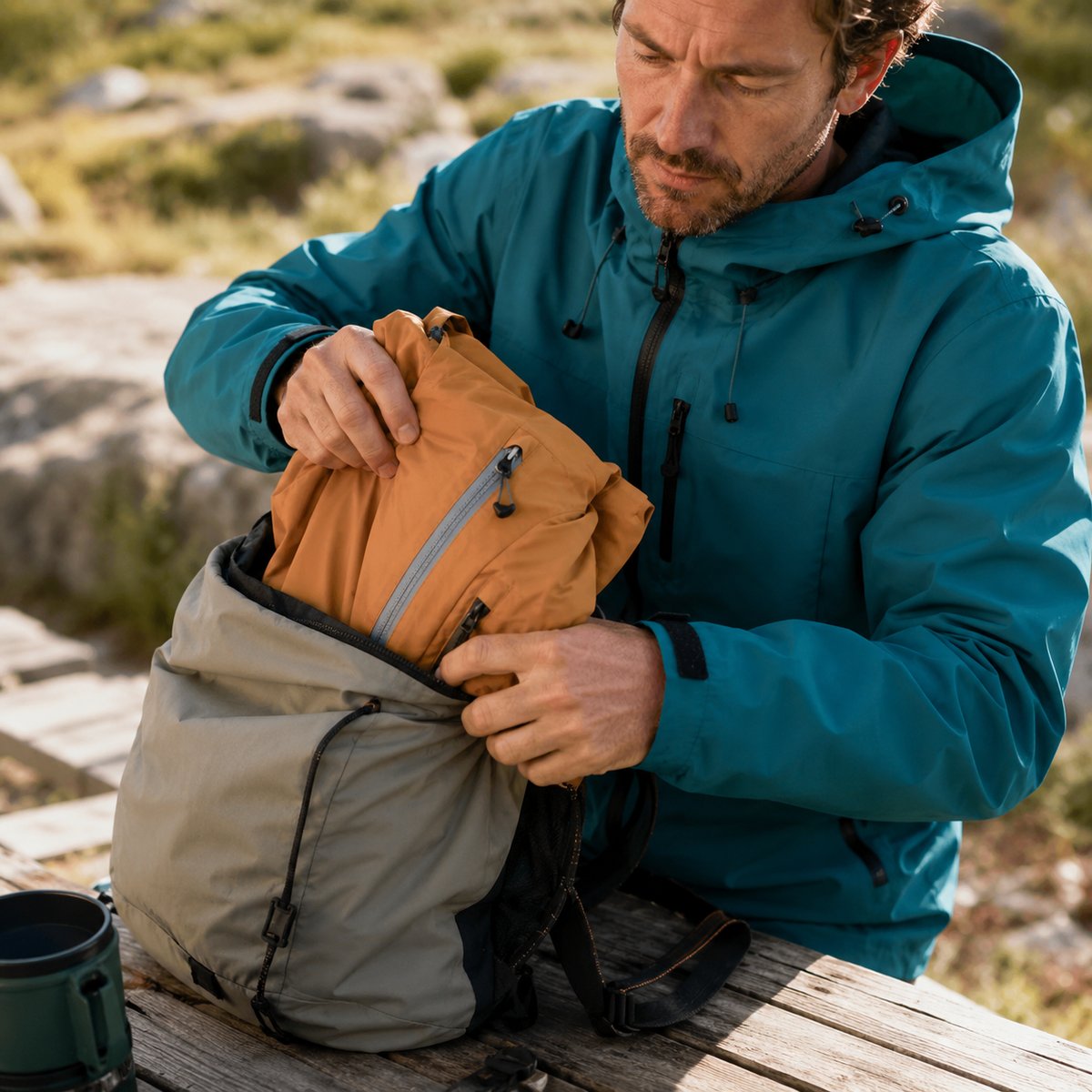 Unisex Outdoor Jacket - lifestyle 6