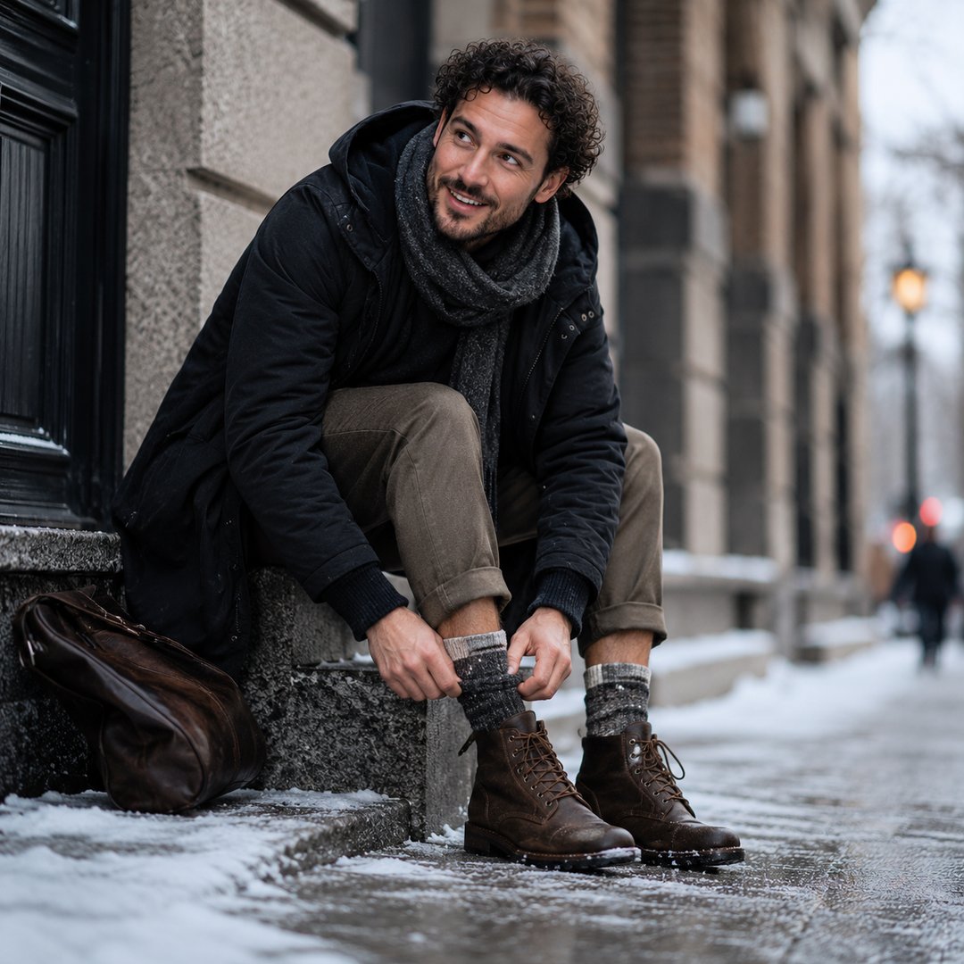 unisex-merino-wool-thermal-socks-thick-warm-and-comfortable-for-winter-and-snow-buy-2-get-4-pairs - 11
