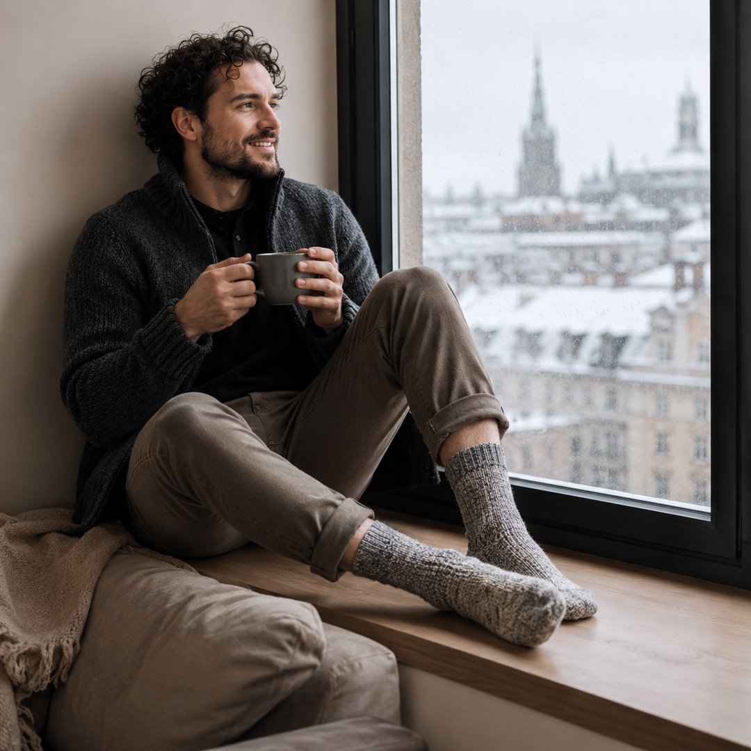 unisex-merino-wool-thermal-socks-thick-warm-and-comfortable-for-winter-and-snow-buy-2-get-4-pairs - 12