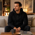 mens-hoodie-with-zip-and-hood-slim-fit-long-sleeve-casual-for-autumn-and-winter - 4