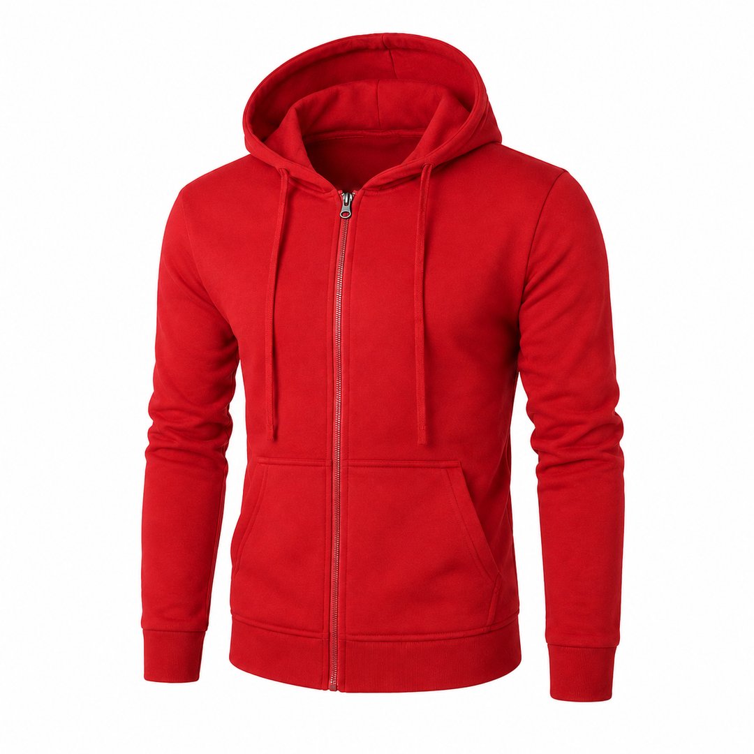 mens-hoodie-with-zip-and-hood-slim-fit-long-sleeve-casual-for-autumn-and-winter - 15