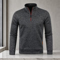 Men's Half-Zip High-Neck Streetwear Sweatshirt 2