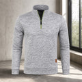 Men's Half-Zip High-Neck Streetwear Sweatshirt 3