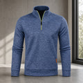 Men's Half-Zip High-Neck Streetwear Sweatshirt 5