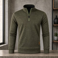 Men's Half-Zip High-Neck Streetwear Sweatshirt 6