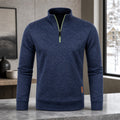 Men's Half-Zip High-Neck Streetwear Sweatshirt 7