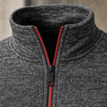 Men's Half-Zip High-Neck Streetwear Sweatshirt 9