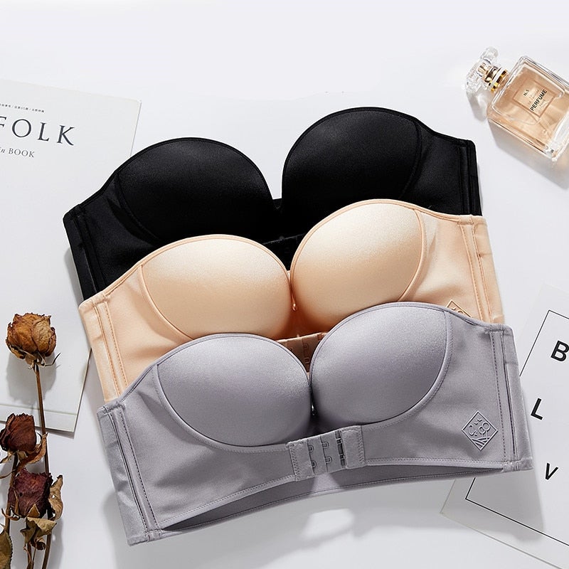 strapless bra, strapless bra, strapless bra, does the magic silicone-effect bra work, comfort silicone-effect bra, bra, corrective bra, liftup