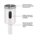 Kit of 10 Diamond Drill Hole Saw Bits