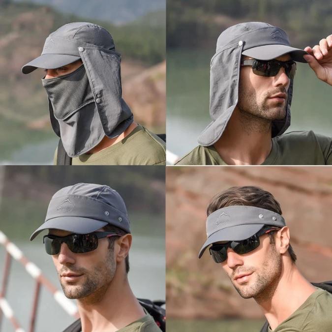 4-in-1 UV Protection Fishing Cap