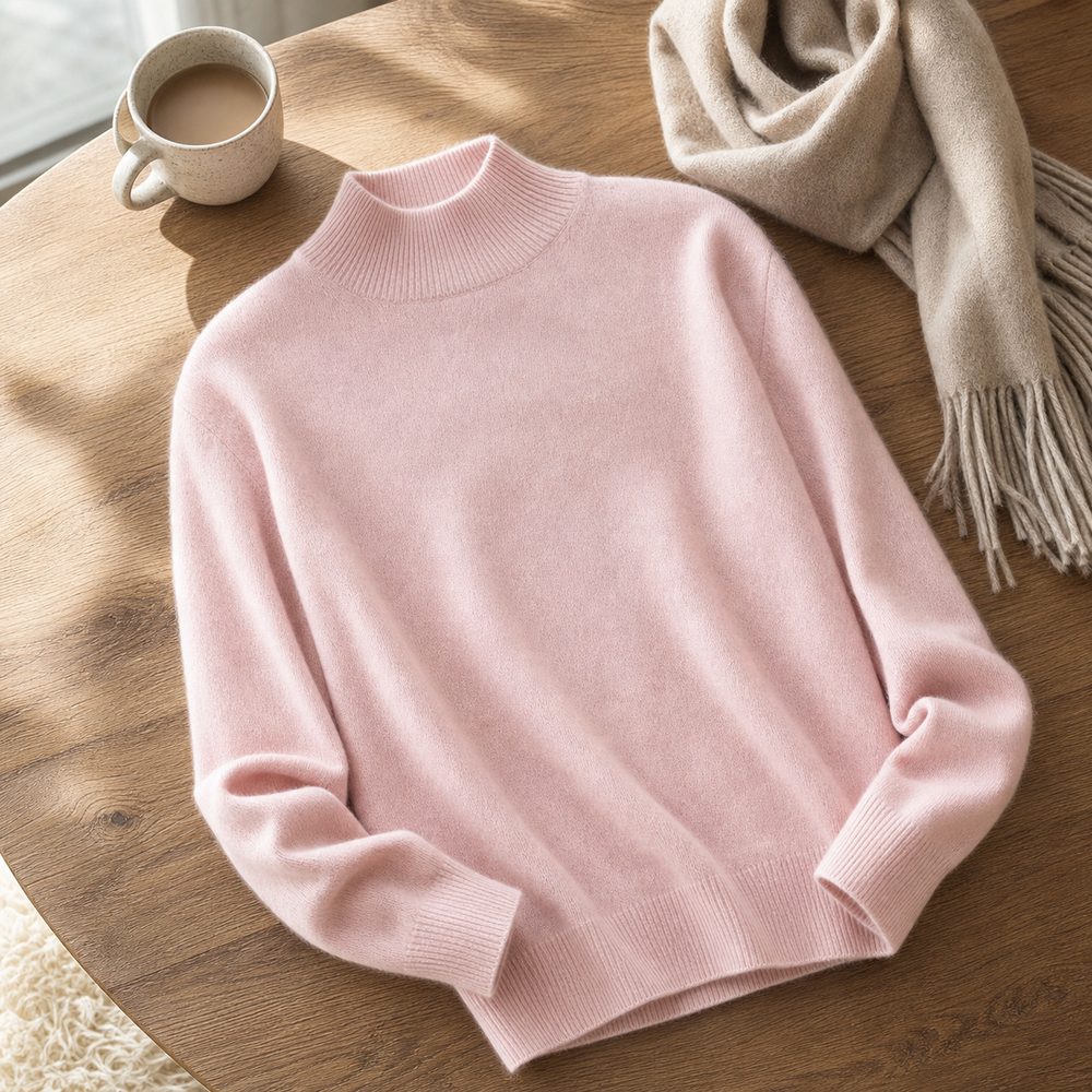 Pink flat lay
