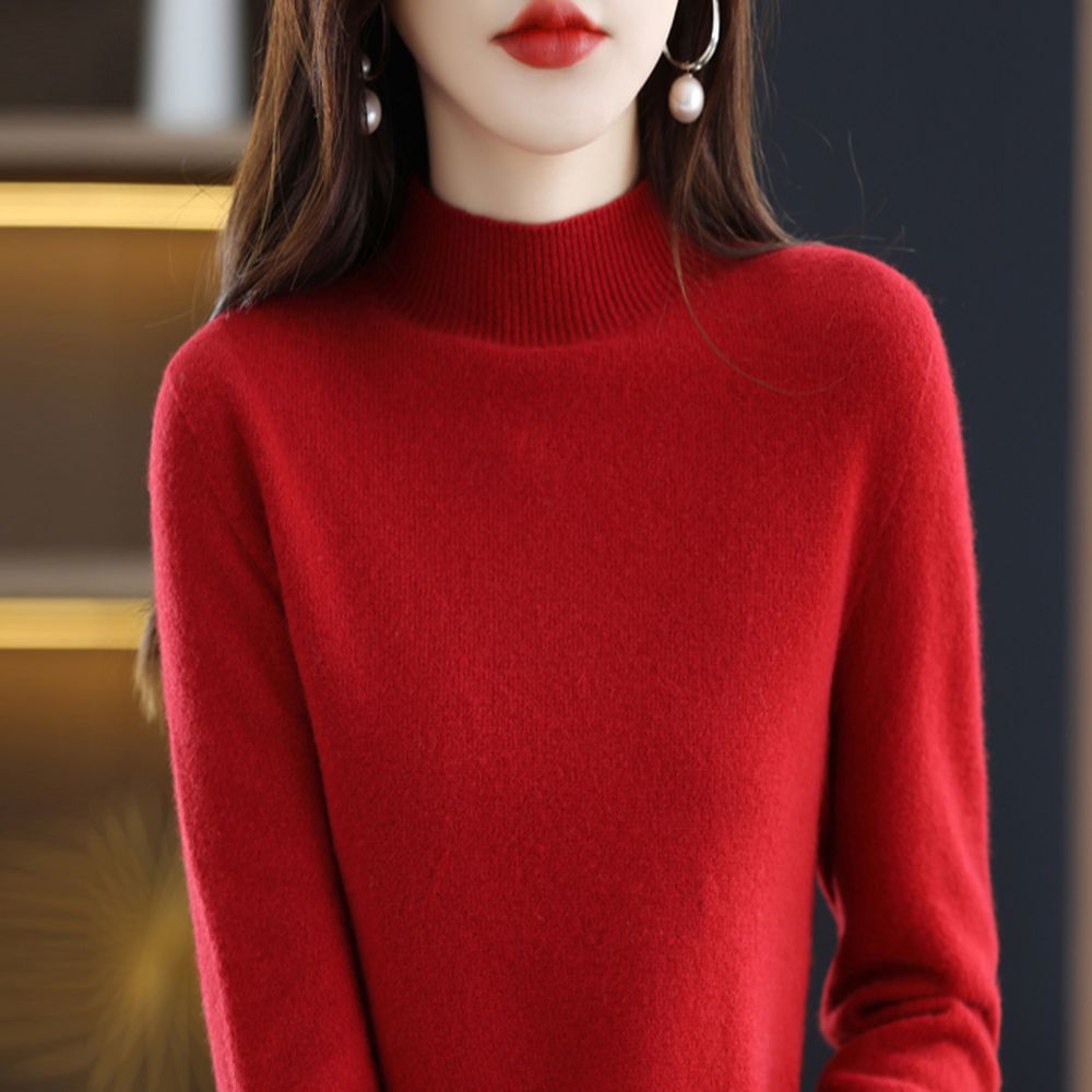Cashmere Jumper Red