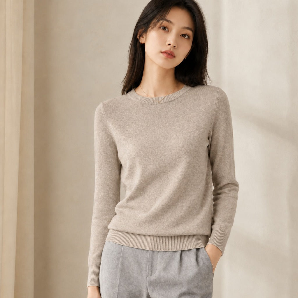 womens-cashmere-slim-fit-jumper-round-neck-thermal-pullover-long-sleeve-for-autumn-and-winter-colour-08-khaki