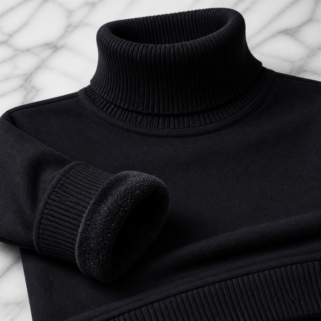 Men's High-Neck Slim Knit Anti-Pilling Jumper 9