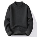 mens-high-neck-mock-neck-jumper-plain-knit-casual-pullover-long-sleeve-for-autumn-and-winter - 4