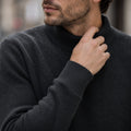 mens-high-neck-mock-neck-jumper-plain-knit-casual-pullover-long-sleeve-for-autumn-and-winter - 10