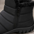 Men's Waterproof Zip Winter Snow Boot Trainers 5